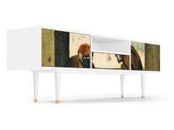 Móvel De Tv| Mueble de TV - 170х59х41 cm - T6 - Two Monkeys, Branco Bege
