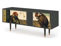 Mueble de TV - 170х69х48 cm - T1 - Two Monkeys, Antracite^ Móvel De Tv
