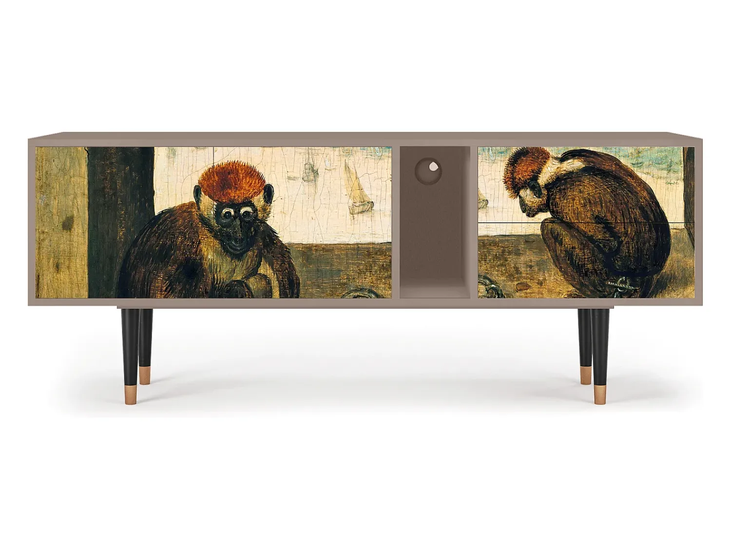 Sale Mueble de TV - 170х69х48 cm - T1 - Two Monkeys, Latte Bege
