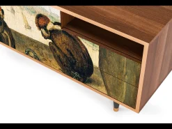 Mueble de TV - 125х56х41 cm - T7 - Two Monkeys, Nogueira^ Móvel De Tv