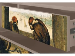 Móvel De Tv| Mueble de TV - 170х59х48 cm - T4 - Two Monkeys, Latte Bege