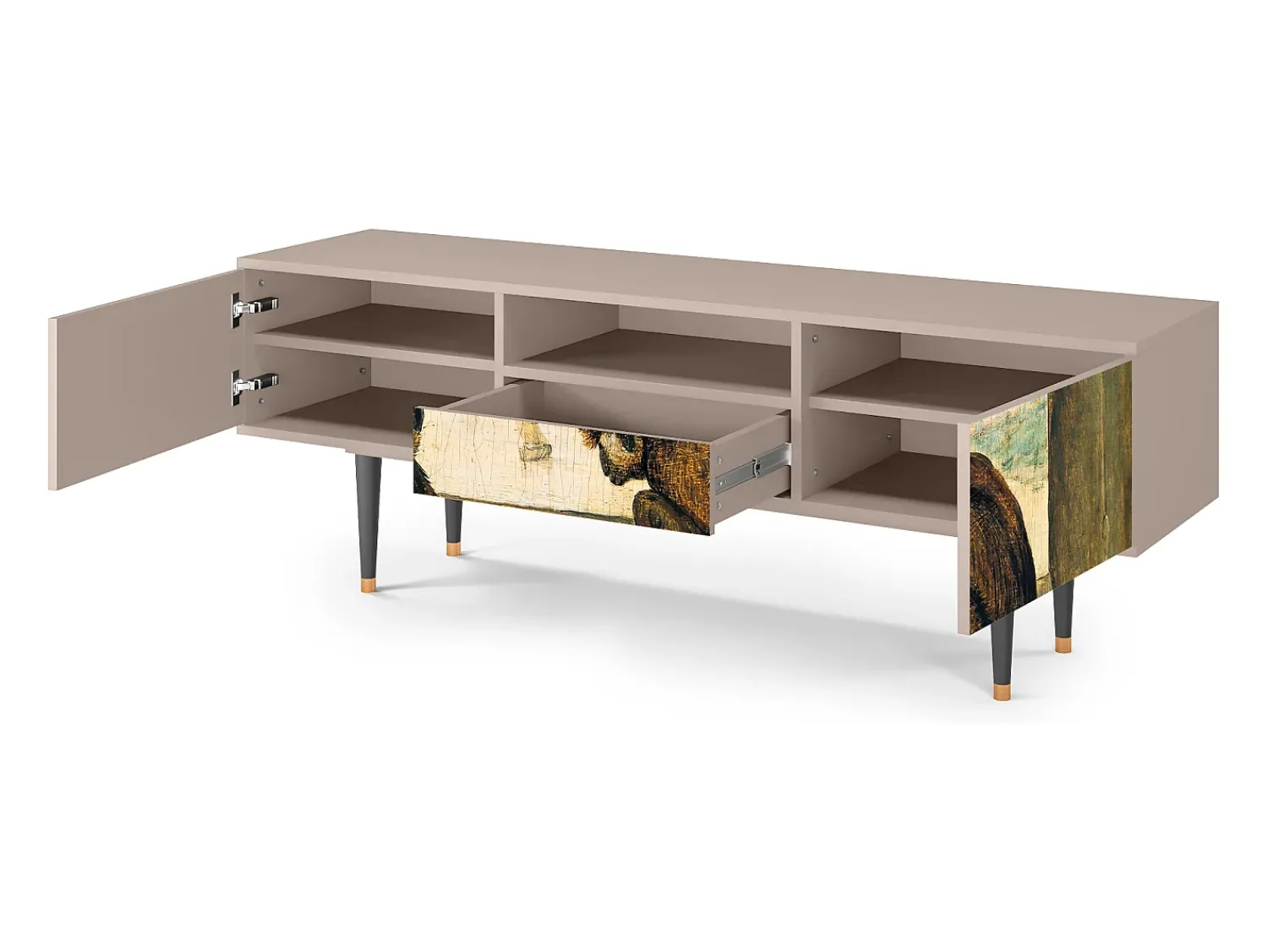 Mueble de TV - 170х59х41 cm - T6 - Two Monkeys, Latte^ Móvel De Tv