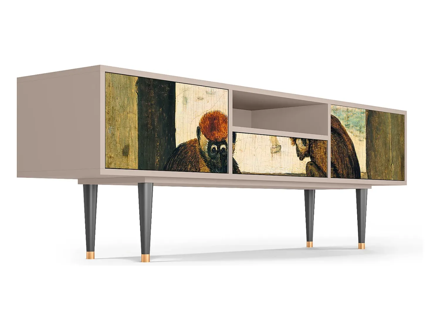 Mueble de TV - 170х59х41 cm - T6 - Two Monkeys, Latte^ Móvel De Tv