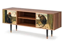 Mueble de TV - 170х69х48 cm - T2 - Two Monkeys, Nogueira^ Móvel De Tv