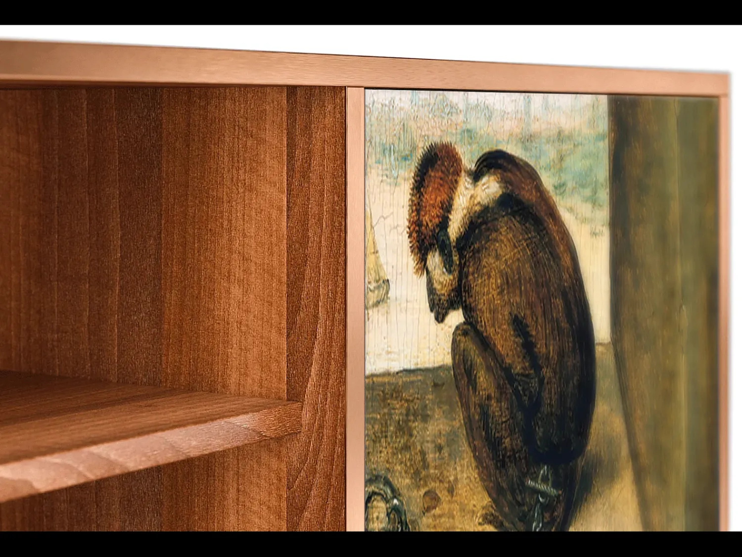 Mueble de TV - 170х69х48 cm - T2 - Two Monkeys, Nogueira^ Móvel De Tv