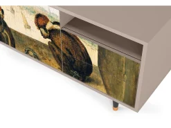 Móvel De Tv* Mueble de TV - 125х56х41 cm - T7 - Two Monkeys, Latte Bege