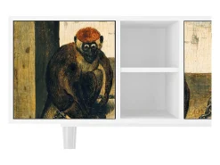 Mueble de TV - 150х69х41 cm - T5 - Two Monkeys, Branco^ Móvel De Tv