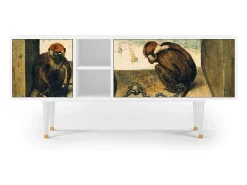 Mueble de TV - 150х69х41 cm - T5 - Two Monkeys, Branco^ Móvel De Tv