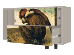 Móvel De Tv* Mueble de TV - 170х69х48 cm - T1 - Two Monkeys, Areia Bege