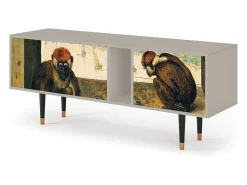 Móvel De Tv* Mueble de TV - 170х69х48 cm - T1 - Two Monkeys, Areia Bege