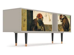 Móvel De Tv* Mueble de TV - 170х69х48 cm - T1 - Two Monkeys, Areia Bege