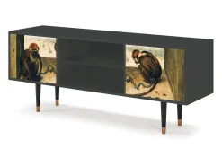 Mueble de TV - 170х69х48 cm - T2 - Two Monkeys, Antracite^ Móvel De Tv