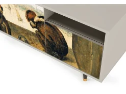 Móvel De Tv| Mueble de TV - 125х56х41 cm - T7 - Two Monkeys, Areia Bege