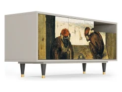 Móvel De Tv| Mueble de TV - 125х56х41 cm - T7 - Two Monkeys, Areia Bege