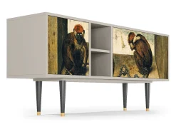 Móvel De Tv* Mueble de TV - 150х69х41 cm - T5 - Two Monkeys, Areia Bege