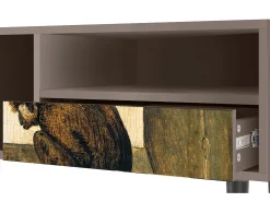 Discount Mueble de TV - 115х59х48 cm - T3 - Two Monkeys, Latte Bege
