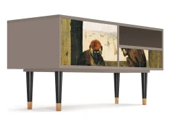 Discount Mueble de TV - 115х59х48 cm - T3 - Two Monkeys, Latte Bege