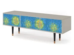 Móvel De Tv* Mueble de TV - 170х59х48 cm - T4 - Van Gogh Lights, Areia Bege