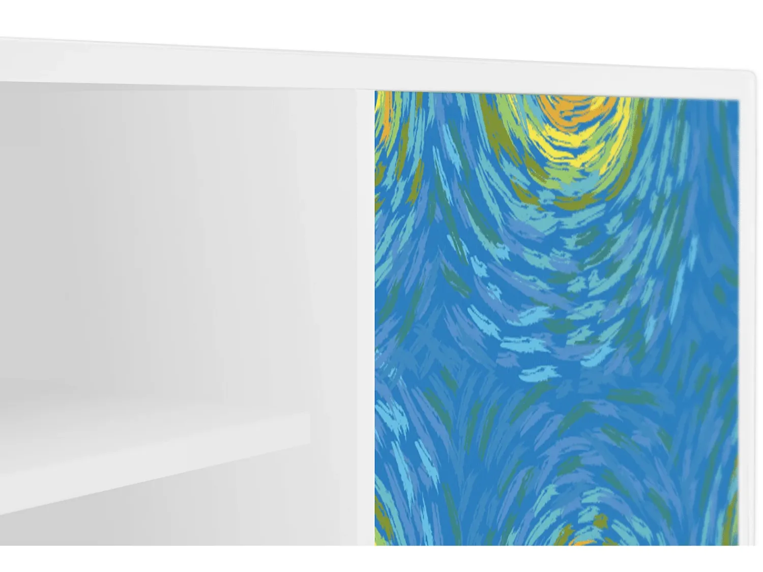 Online Mueble de TV - 170х69х48 cm - T2 - Van Gogh Lights, Branco Bege
