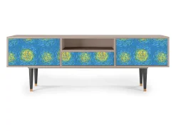 Mueble de TV - 170х59х41 cm - T6 - Van Gogh Lights, Latte^ Móvel De Tv
