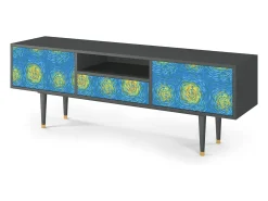 Sale Mueble de TV - 170х59х41 cm - T6 - Van Gogh Lights, Antracite Cinza antracite