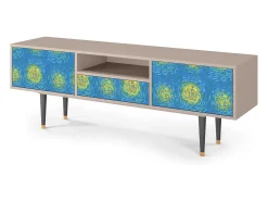 Mueble de TV - 170х59х41 cm - T6 - Van Gogh Lights, Areia^ Móvel De Tv