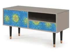 Mueble de TV - 115х59х48 cm - T3 - Van Gogh Lights, Areia^ Móvel De Tv