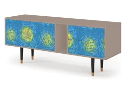 Clearance Mueble de TV - 170х69х48 cm - T1 - Van Gogh Lights, Latte Bege