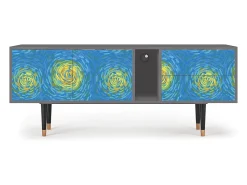 Outlet Mueble de TV - 170х69х48 cm - T1 - Van Gogh Lights, Cinza Cinzento
