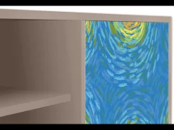 Móvel De Tv* Mueble de TV - 170х69х48 cm - T2 - Van Gogh Lights, Latte Bege