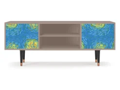 Móvel De Tv* Mueble de TV - 170х69х48 cm - T2 - Van Gogh Lights, Latte Bege