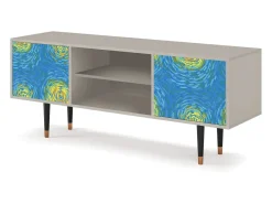 Móvel De Tv* Mueble de TV - 170х69х48 cm - T2 - Van Gogh Lights, Areia Bege