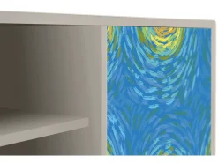 Móvel De Tv* Mueble de TV - 170х69х48 cm - T2 - Van Gogh Lights, Areia Bege