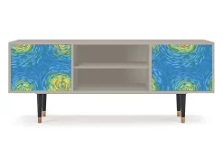 Móvel De Tv* Mueble de TV - 170х69х48 cm - T2 - Van Gogh Lights, Areia Bege