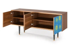 Sale Mueble de TV - 150х69х41 cm - T5 - Van Gogh Lights, Nogueira Castanho