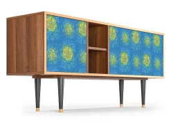 Sale Mueble de TV - 150х69х41 cm - T5 - Van Gogh Lights, Nogueira Castanho