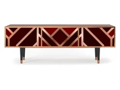 Best Mueble de TV - 170х59х48 cm - T4 - Velvet 1920's, Nogueira Castanho