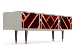 Móvel De Tv| Mueble de TV - 170х59х48 cm - T4 - Velvet 1920's, Areia Bege