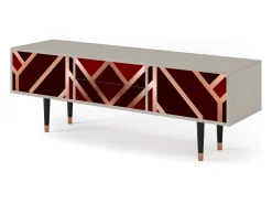 Móvel De Tv| Mueble de TV - 170х59х48 cm - T4 - Velvet 1920's, Areia Bege