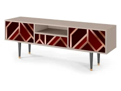 Mueble de TV - 170х59х41 cm - T6 - Velvet 1920's, Areia^ Móvel De Tv