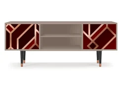 Móvel De Tv| Mueble de TV - 170х69х48 cm - T2 - Velvet 1920's, Latte Bege