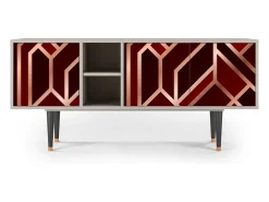 Mueble de TV - 150х69х41 cm - T5 - Velvet 1920's, Areia^ Móvel De Tv