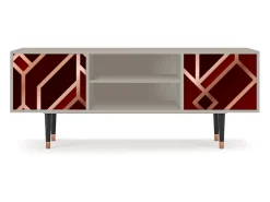 Móvel De Tv| Mueble de TV - 170х69х48 cm - T2 - Velvet 1920's, Areia Bege