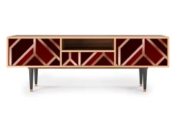 Sale Mueble de TV - 170х59х41 cm - T6 - Velvet 1920's, Nogueira Castanho