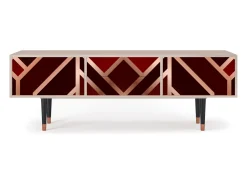 Móvel De Tv* Mueble de TV - 170х59х48 cm - T4 - Velvet 1920's, Latte Bege