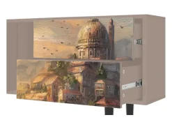 Móvel De Tv| Mueble de TV - 170х69х48 cm - T1 - Venice, Latte Bege