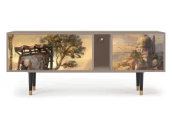 Móvel De Tv| Mueble de TV - 170х69х48 cm - T1 - Venice, Latte Bege