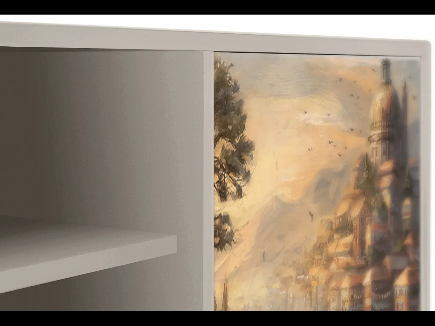 Mueble de TV - 170х69х48 cm - T2 - Venice, Areia^ Móvel De Tv