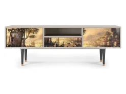 Móvel De Tv* Mueble de TV - 170х59х41 cm - T6 - Venice, Areia Bege