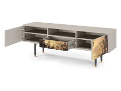 Móvel De Tv* Mueble de TV - 170х59х41 cm - T6 - Venice, Areia Bege